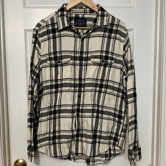 American Eagle Outfitters Other - American Eagle Outfitters Black and White Plaid Shirt